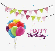Or tart with candles very colorful and looking very tasty, with balloons , isolated on white background. Birthday Cake Balloon Party Happy Birthday Balloons Png Free Transparent Png Download Pngkey