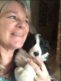 This is Juniper and me. She was chewing