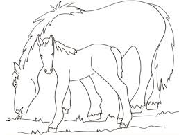 Siluetta trainata da cavalli selvaggia. Disegno Di Bambina Che Cavalca Cose Per Crescere