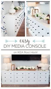 Easy Diy Media Console Ikea Rast Hack Easy Home Decor Ikea Rast Hack Ikea Diy