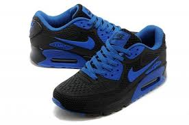 Nike Air Max 90 Black Royal Blue Men S Running Shoes In 2020 Running Shoes For Men Nike Air Max 90 Black Nike Air Max 90