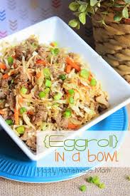 What is in the weight watchers egg roll in a bowl? Eggroll In A Bowl Video Mostly Homemade Mom
