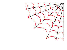 spider web drawing easy at