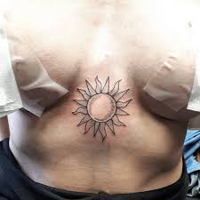 Sun Sternum Tattoo Tattoo Ideas And Inspiration Sternum Tattoo Sun Tattoos Cute Tiny Tattoos
