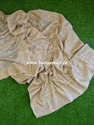 Your muga silk stock images are ready. Banarasee Pure Handloom Muga Silk Saree With Resham Butas Off White