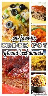 Ground Beef Dinners Recipes That Crock Dinner With Ground Beef Crockpot Recipes Slow Cooker Beef Recipes