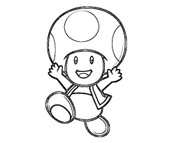 Print coloring pages online or download for free. Toad From Mario Colouring Pages Novocom Top