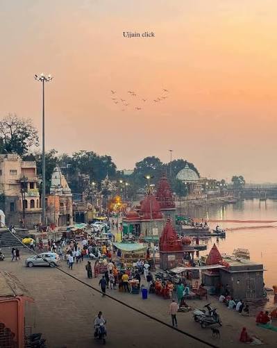 Ram ghat on shipra river in ujjain