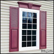 6 Flat Panel Decorative Window Header Shutters Exterior House Shutters Window Shutters Exterior