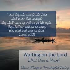 Waiting On The Lord What Does It Mean Dawn Klinge Worship Jesus Types Of Prayer Faith Inspiration