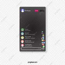Black Instagram Live Live Border Element Black Live Broadcast Frame Png Transparent Clipart Image And Psd File For Free Download Instagram Live Instagram Clip Art