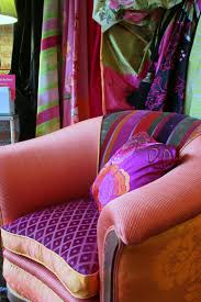 Bohemian Inspired Upholstered Art Deco Chair In Designers Guild Fabric From Jane Hall Design Art Chair Art Deco Chair Art Deco