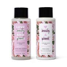 Amazon Com Love Beauty And Planet Shampoo Conditioner For Color Treated Hair Murumuru Butter Rose Shampoo And Conditioner Silicone Free Paraben Free And Vegan 13 5 Oz 2 Count Beauty