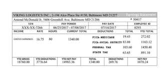 We Make A Set Of 3 Consecutive Paycheck Stubs Pay Stubs Come Complete With Earnings Taxes Deductions And Ytd Tot Paycheck Payroll Template Payroll Checks