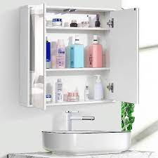 Miroir de salle de bains avec éclairage appliqué wap disponible dans plusieurs dimensions; Armoire De Salle De Bain Avec Miroir Cdiscount