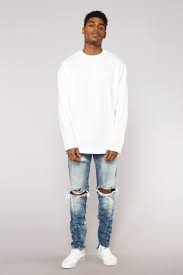 Black And White Long Sleeve T Shirt Essential Oversize Long Sleeve Tee White White Tee Men White Tees Outfit Long Sleeve Tee Outfit