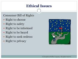Other ethical issues, such as sourcing from a country with unsavory labor practices, could inadvertently be overlooked. Consumers And Business Ethics Online Presentation
