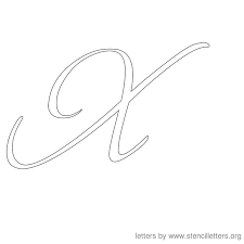 Click on the pdf links below to download lower case letter worksheets. Stencil Letters Cursive Stencil Letters Org