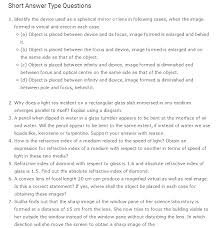 Important Questions For Class 10 Science Chapter 10 Light Reflection And Refraction