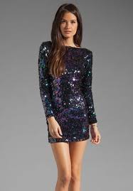 Dress The Population Lola Long Sleeve Dress In Black Iridescent At Revolve Clothing Free Shipping Dress The Population Long Sleeve Dress Dresses