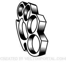 Brass Knuckles Vector Graphics Brass Knuckles Brass Knuckle Tattoo Tattoo Art Drawings