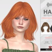 B-fly 098 alpha & non alpha hair conversion at Puccamichi Sims » Sims 4  Updates