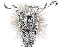 Raphael, in the bible, one of the archangels. Compass With Anchor And Map Tattoo Design By Lapinetattoodesign Map Tattoos Caduceus Tattoo Wing Tattoo Designs