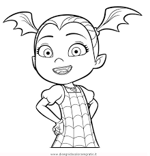 Se você fosse um animatronic você gostaria de quem? Disegno Vampirina 04 Misti Da Colorare