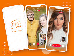 Video Calling App UI Design - Call, Message, Video chat - UpLabs