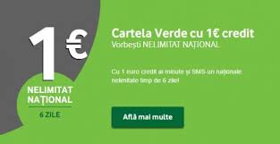 Reincarcare cartele prepay telekom, vodafone, orange, lycamobile, focussat. Cartela Verde RÄspunsul Vodafone Pentru Cei Ce Doresc Nelimitat La Minute Èi Sms Uri NaÈionale Gadget Ro Hi Tech Lifestyle