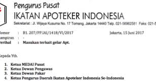 Pasca tahun 1066, kaum bangsawan inggris bukanlah orang inggris asli melainkan orang prancis normandia yang datang seiring berkuasanya raja william sang penakluk (sebelum menguasai inggris itulah maksud dan arti kata mc/mac ini yang berarti anak dari. Tata Cara Penulisan Gelar Profesi Apoteker Di Depan Nama Gudang Ilmu Farmasi