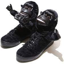 King Kong Shoes Adidas Shoes Originals Genuine Suede All Black Sneakers