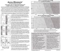 Genuine Accu Measure Fitness 3000 Body Fat Calliper Monitor