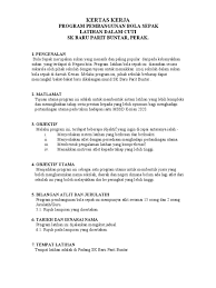 Melempar bola ke dalam (throw in). Kertas Kerja 2019 Cuti Sekolah Bola Sepak
