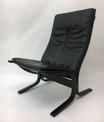 Stunning danish modern mid century teak & leather armchair chair. Mid Century Design Black Leather Lounge Chair By Ingmar Relling For Westnofa 155122