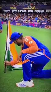 Rohit Sharma Proud Moment Planted Indian Flag at Barbados After Winning T20WC
