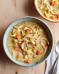 Creamy Chicken Noodle Soup Is The Comfort Food Mvp Recipe Creamy Chicken Noodle Soup Creamy Chicken Chicken Noodle Soup