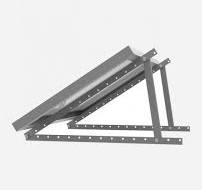 enjoysolar® triangle aluminum adjustable mounting brackets, inclination  angle 20°-60° for solar panel (including nuts and bolts)