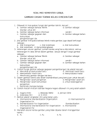 Puja salawasna urang sangggakeun ka. Soal Uts Gambar Teknik Kelas X Sajak Dan Puisi