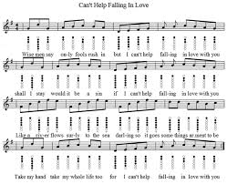 Can't help falling in love very easy piano tutorial for beginners. Can T Help Falling In Love Tin Whistle Sheet Music Irish Folk Songs