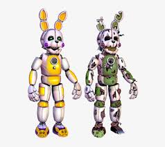 All solo art of golden freddy or fredbear, including nightmare and plush versions, and humanizations. Editfuntime Springbonnie Funtime Fredbear And Springbonnie 562x655 Png Download Pngkit