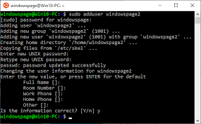 Check spelling or type a new query. Windowspage Wsl Benutzer Einer Linux Distribution Hinzufugen Entfernen Ab 1709