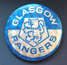 Glasgow rangers logo by unknown author license: Glasgow Rangers Mirror Pin Badge