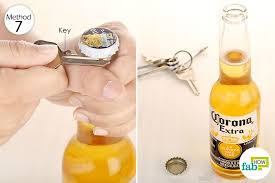 Tuck the tip of the spoon under the crown of the bottle cap. How To Open A Beer Bottle With A Key Cheaper Than Retail Price Buy Clothing Accessories And Lifestyle Products For Women Men