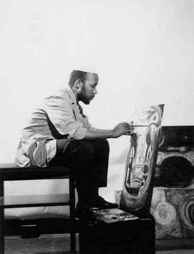 Work by Ibrahim El-Salahi