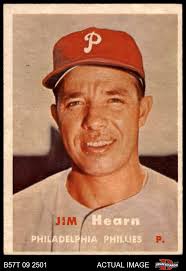 1957 Topps #348 Jim Hearn