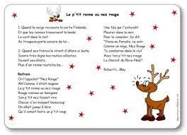 On va donc dire que ce sont des comptines. Chanson Le Petit Renne Au Nez Rouge Paroles Illustrees A Imprimer