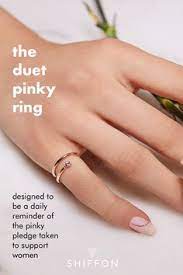 The ring's shoulders are embellished with elegant little flower designs. 900 Pinky Rings Things Ideas In 2021 Jewelry Rings Pinky
