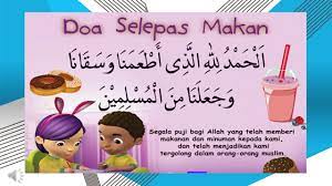 Sentiasa menghargai rezeki yang diberikan dan mendapat manfaat dan kelebihan bila selalu membaca doa selepas makan. Doa Selepas Makan Youtube