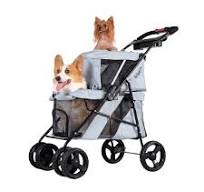 Privacy Friendly Foldable Double Dog Stroller for 2 Small ...